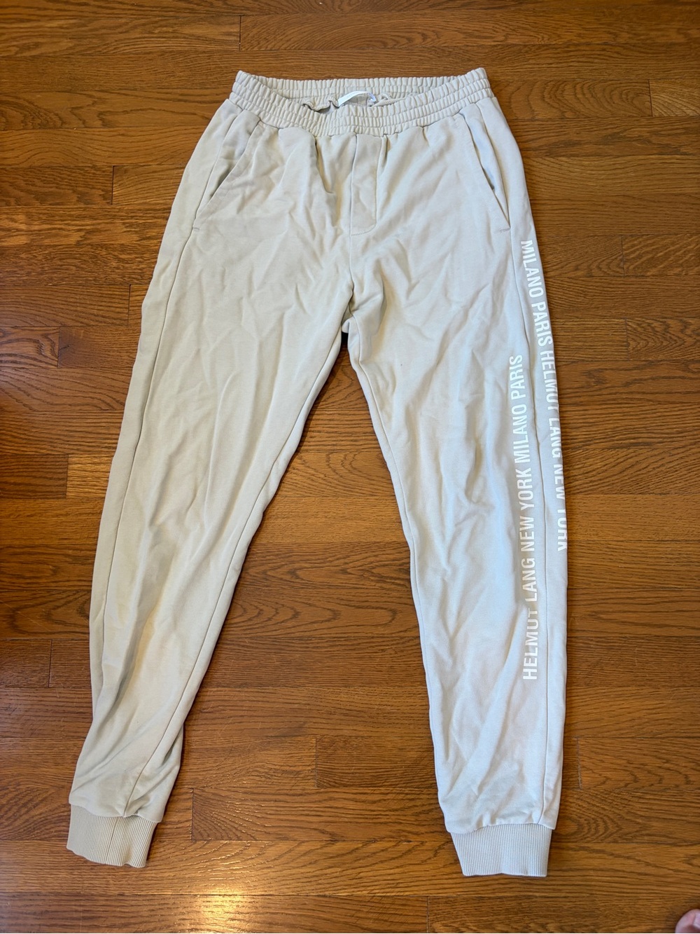 Helmut Lang Box Logo Joggers